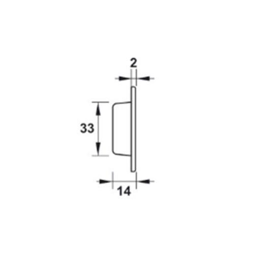 Lắp đặt tay nắm âm 135 đen mờ Hafele 489.72.135