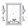 Phụ kiện cửa sổ mở hất ra ngoài nhôm Xingfa55 Hafele WDOP112 1 Phụ kiện cửa sổ mở hất ra ngoài nhôm Xingfa55 Hafele WDOP112
