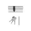 Ruột khóa cửa nhôm 2 đầu chìa 75mm Hafele 916.96.735