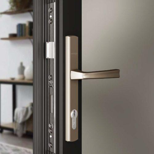 Tay nắm cửa nhôm 92mm HL949C-92 Hafele 905.99.626