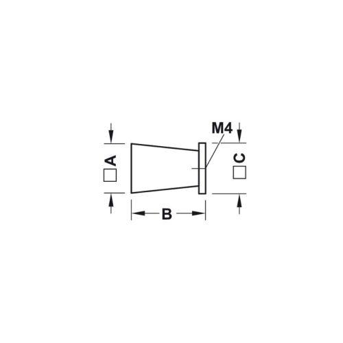 Thiết kế của quả nắm tủ cổ điển Hafele 110.35.383