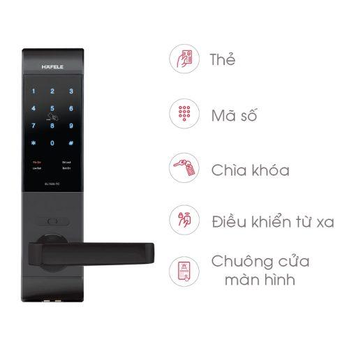 Khóa thẻ từ Hafele EL7500-TC 912.20.550 3 Tính năng Khóa thẻ từ Hafele EL7500-TC 912.20.550