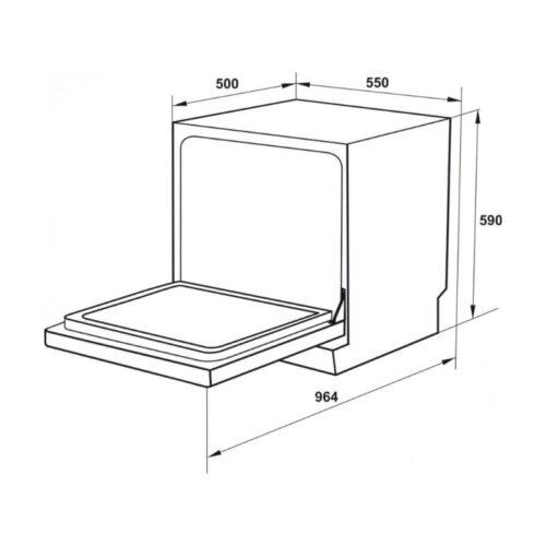 Hình ảnh 3d Häfele HDW-T5531B 538.21.350