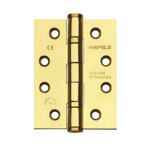 Bản Lề Lá 2 Vòng Bi 70Kg Màu Đồng Bóng Hafele 926.20.881