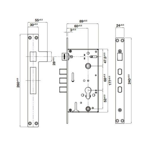 Khóa vân tay Hafele DL6100 912.20.582 4 Thông số kỹ thuật khóa điện tử Hafele DL6100 912.20.582 (2)