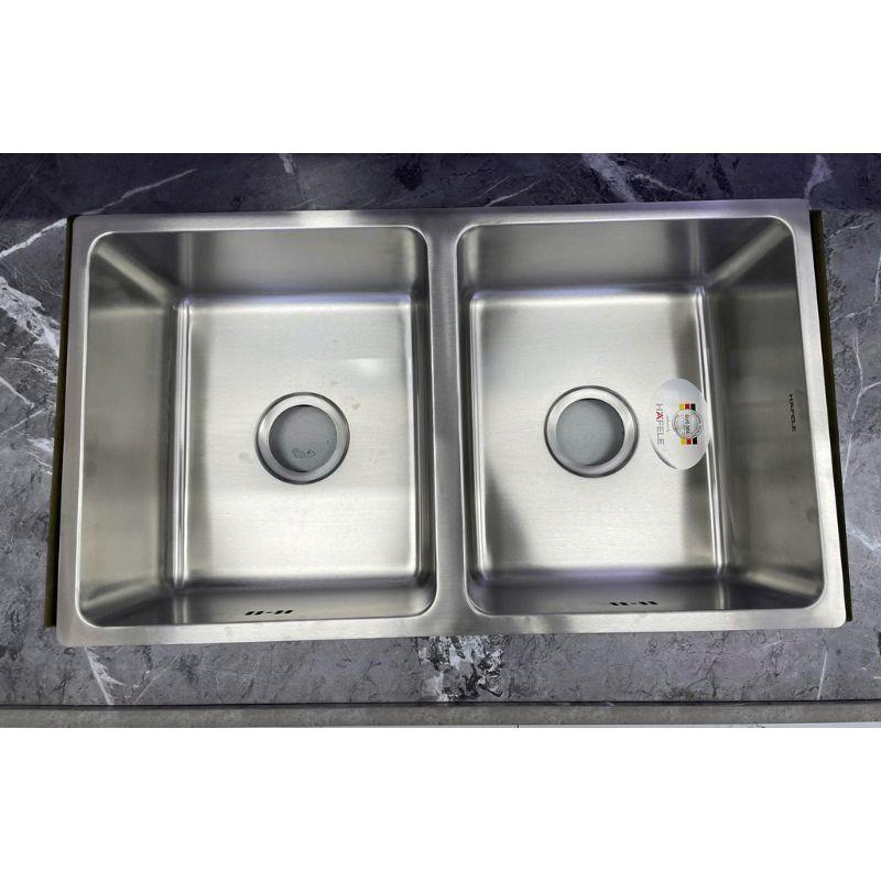 Chậu rửa bát inox 2 hố Hafele 567.24.140 Chậu rửa bát inox 2 hố Hafele 567.24.140