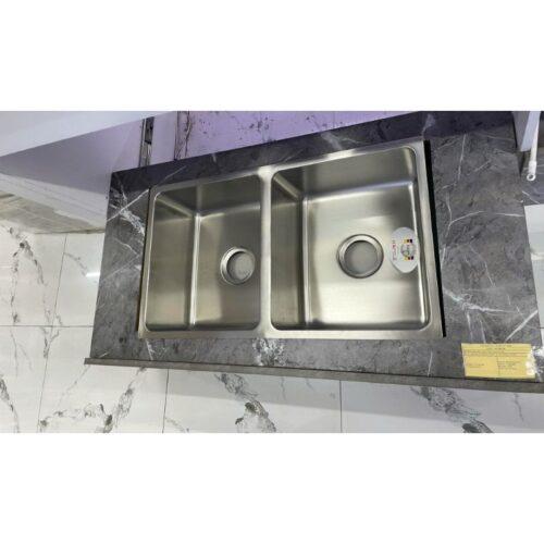 Chậu rửa bát inox 2 hố Hafele 567.24.140 3 Hình ảnh chậu rửa bát inox 2 hố Hafele 567.24.140