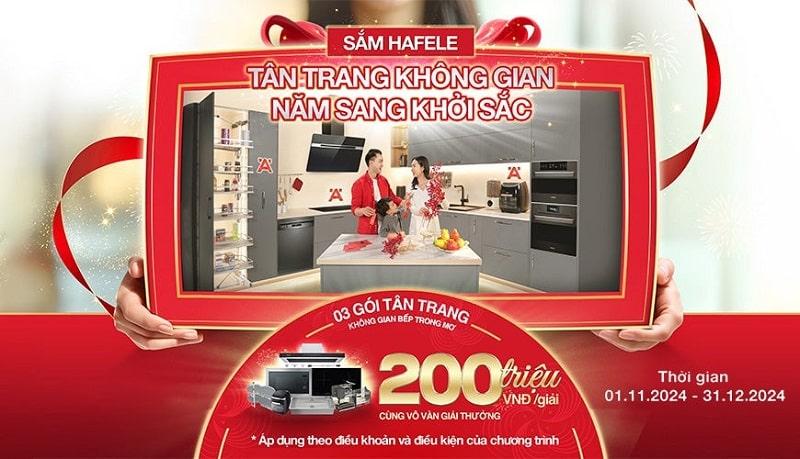 Tân trang tổ ấm, đón Tết 2025 thêm rực rỡ cùng Hafele! 1 Tân trang tổ ấm, đón Tết 2025 thêm rực rỡ cùng Häfele