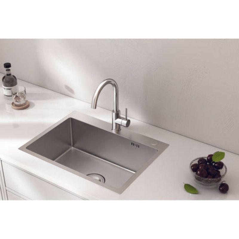 Vòi rửa bát nóng lạnh Hafele HT25-SH1F220 570.85.042 Chrome mờ Vòi rửa bát nóng lạnh Hafele HT25-SH1F220 570.85.042 Chrome mờ