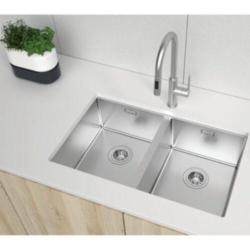 Chậu rửa bát inox 2 hố Hafele 567.24.427