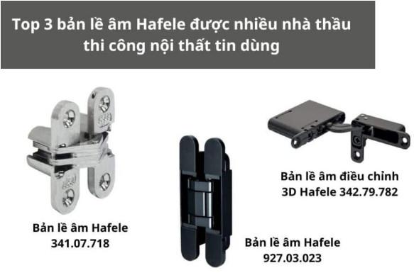 Bản lề âm Hafele loại nào tốt? Top 3 sản phẩm bán chạy 1 Bản lề âm Hafele loại nào tốt