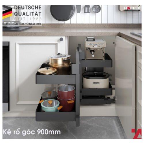 Bộ Rổ Góc Corner Agent 900mm Hafele 545.14.339