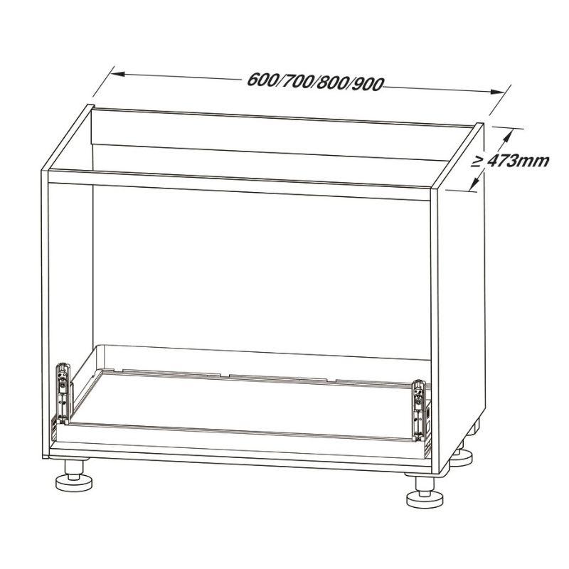 kích thước Rổ Kéo Dưới Cho Xoong Nồi Dining Agent 600mm Hafele 545.14.306 kích thước Rổ Kéo Dưới Cho Xoong Nồi Dining Agent 600mm Hafele 545.14.306