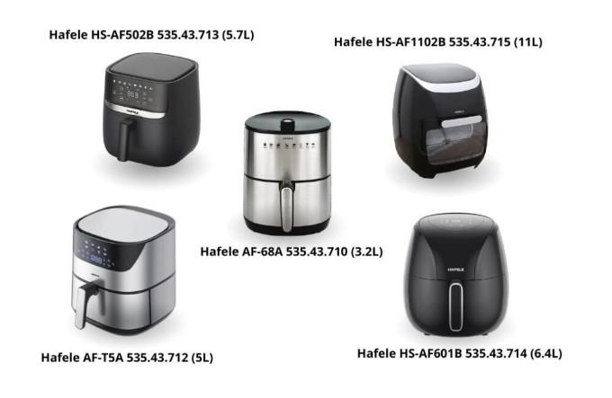 Nồi chiên không dầu Hafele loại nào tốt? So sánh chi tiết 5 model bán chạy 1 nồi chiên không dầu Hafele loại nào tốt