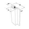 Aluflex 80 thanh nhôm bên 52H Hafele 403.75.355 1 Kích thước Aluflex 80 thanh nhôm bên 52H Hafele 403.75.355