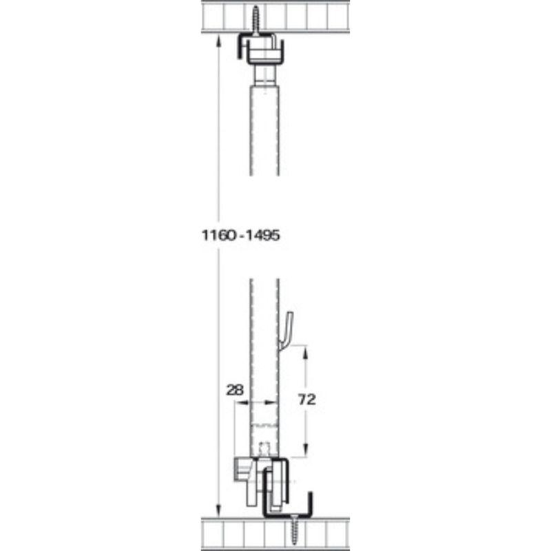 Kích thước khay kéo Hafele 545.60.673 Kích thước khay kéo Hafele 545.60.673