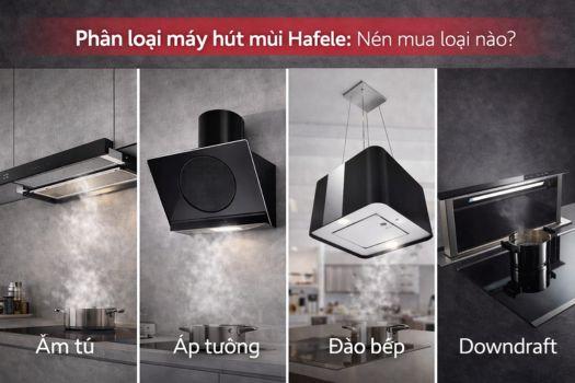 Phân loại máy hút mùi Hafele_ Nên mua loại nào