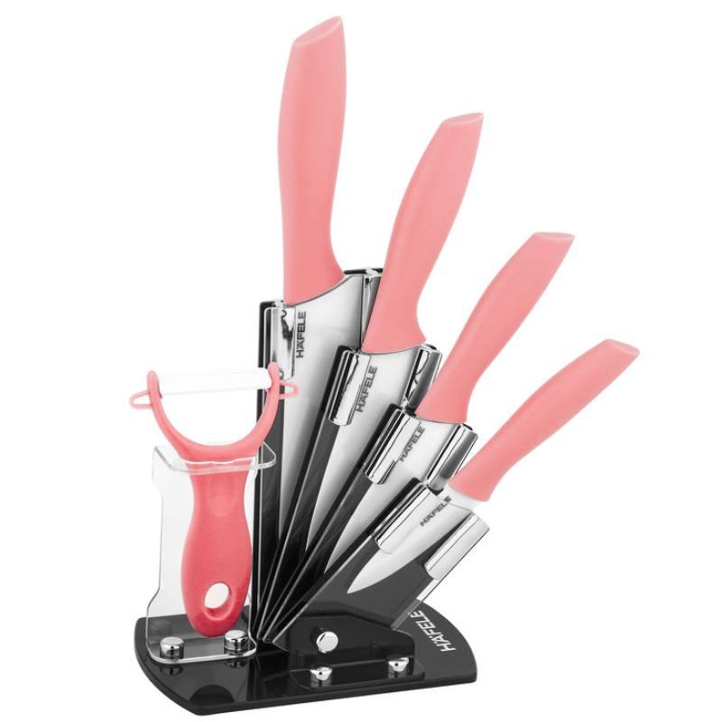 Bộ dao sứ, màu hồng Hafele Flamengo 495.34.319 Bộ dao sứ, màu hồng Hafele Flamengo 495.34.319