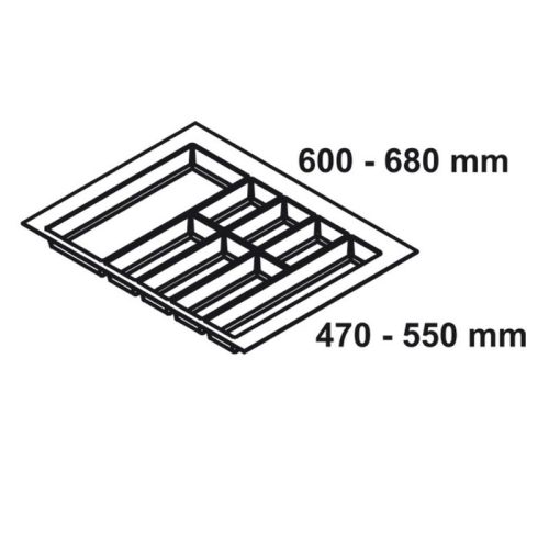 Khay chia đa năng Hafele 556.52.747 3 Ảnh Khay chia đa năng Hafele 556.52.747