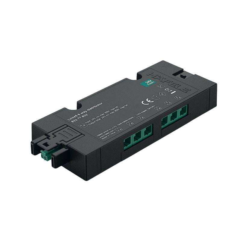 Bộ chia 6 cổng 24V Hafele 833.77.833 Bộ chia 6 cổng 24V Hafele 833.77.833