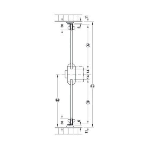 Thanh Profile 2000mm Hafele 226.67.205 4 Cấu tạo thanh Profile 2000mm Hafele 226.67.205