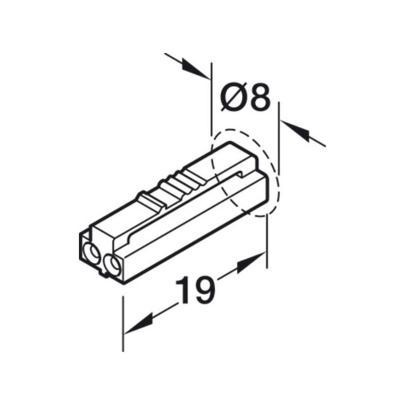 Chi tiết dây dẫn mở rộng Hafele Loox5 833.95.714 Chi tiết dây dẫn mở rộng Hafele Loox5 833.95.714