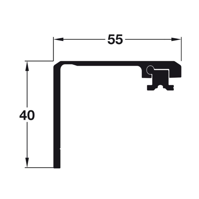 Chi tiết thanh kết nối cho 1 bên cánh 900mm Hafele 408.30.092 Chi tiết thanh kết nối cho 1 bên cánh 900mm Hafele 408.30.092