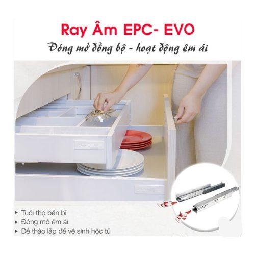 Ray âm EPC Evo Hafele 433.32.076 3 Đặc điểm ray âm EPC Evo Hafele 433.32.076