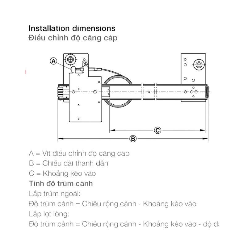 Điều chỉnh phụ kiện cửa trượt Slido F-Park71 16B Hafele 408.25.013 Điều chỉnh phụ kiện cửa trượt Slido F-Park71 16B Hafele 408.25.013
