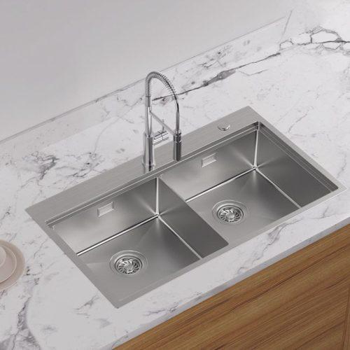 Chậu rửa chén inox Hafele 567.94.024 4 Chậu rửa chén inox Hafele 567.94.024