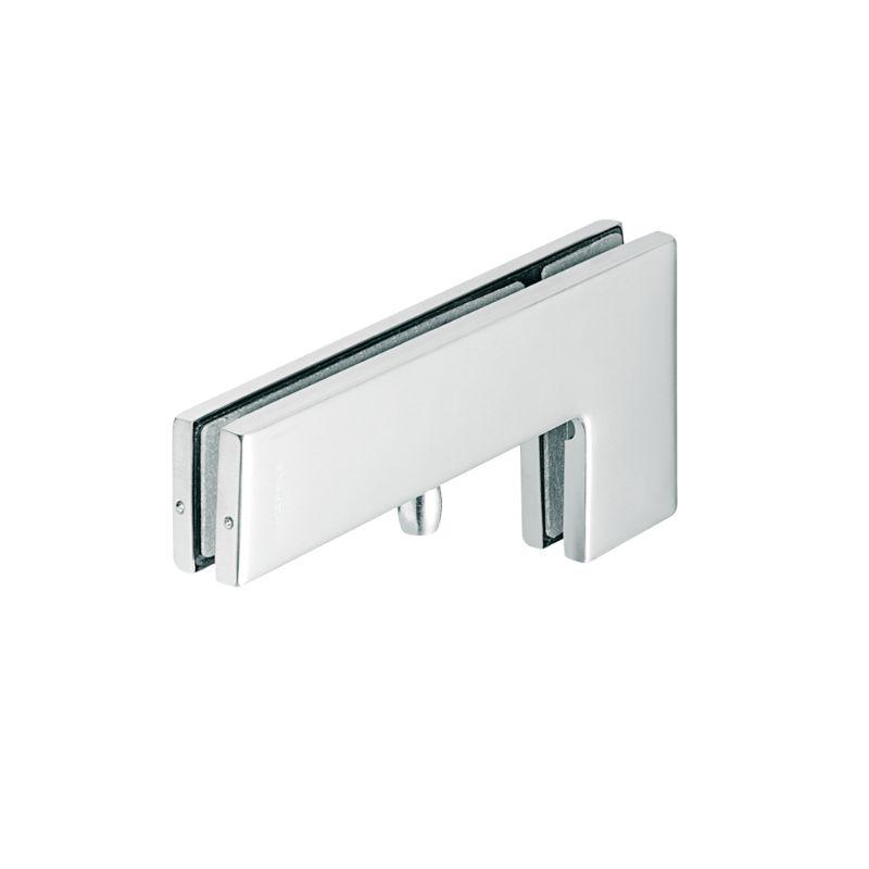 Kẹp kính chữ L inox bóng Hafele 981.00.031 Kẹp kính chữ L inox bóng Hafele 981.00.031