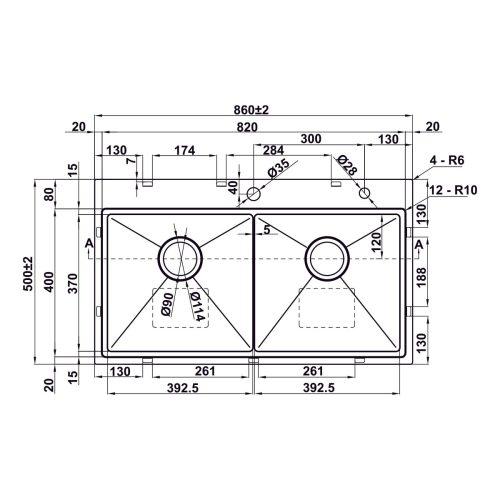 Combo chậu bếp Hafele và phụ kiện 567.94.058
