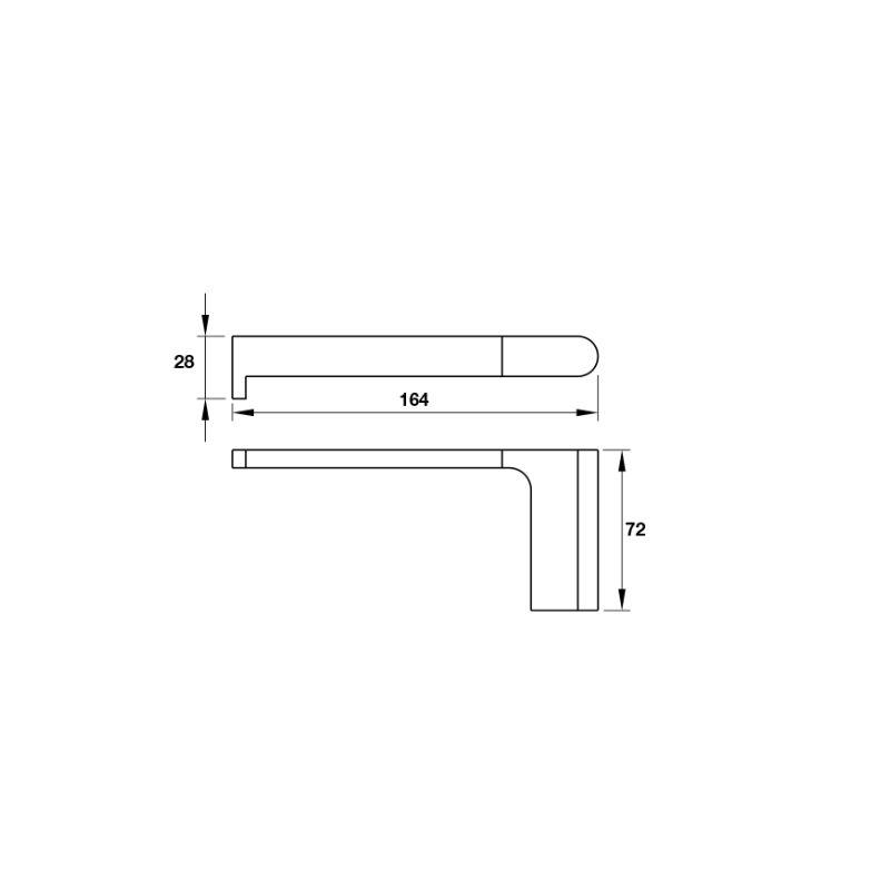 Giá treo giấy vệ sinh Chiba Hafele 580.87.541 Giá treo giấy vệ sinh Chiba Hafele 580.87.541