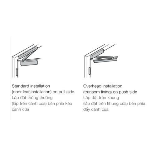 Thiết bị đóng cửa tự động DCL83 Hafele 931.84.289 4 Lắp đặt thiết bị đóng cửa tự động DCL83 Hafele 931.84.289