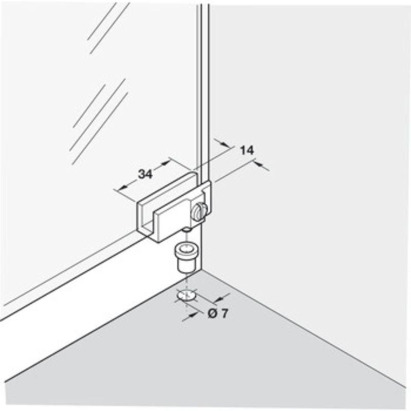 Mô tả bản lề cửa Hafele 361.69.320 Mô tả bản lề cửa Hafele 361.69.320