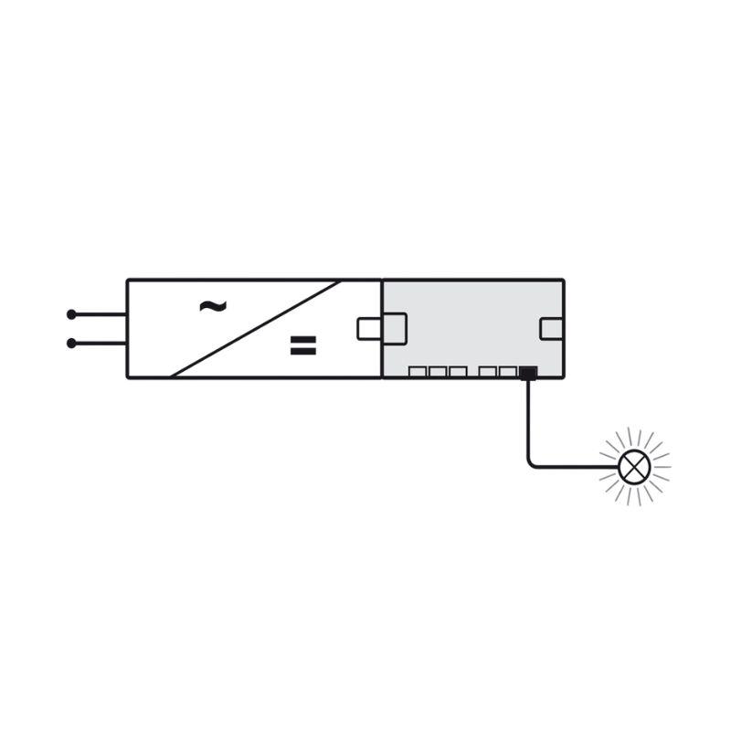 Mô tả bộ chia 6 cổng 12V Hafele 833.95.748 Mô tả bộ chia 6 cổng 12V Hafele 833.95.748