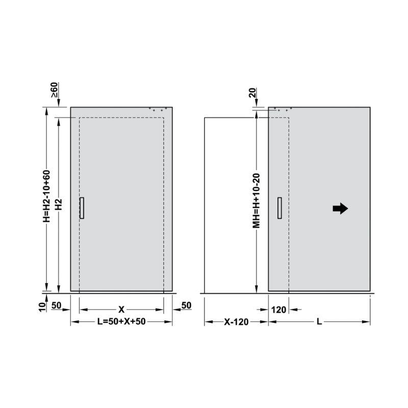 Mô tả phụ kiện cửa trượt Slido Design 80-M Hafele 940.59.009 Mô tả phụ kiện cửa trượt Slido Design 80-M Hafele 940.59.009