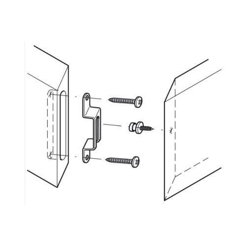 Vít kết nối dạng Modular Hafele 262.47.978 4 Mô tả vít kết nối dạng Modular Hafele 262.47.978