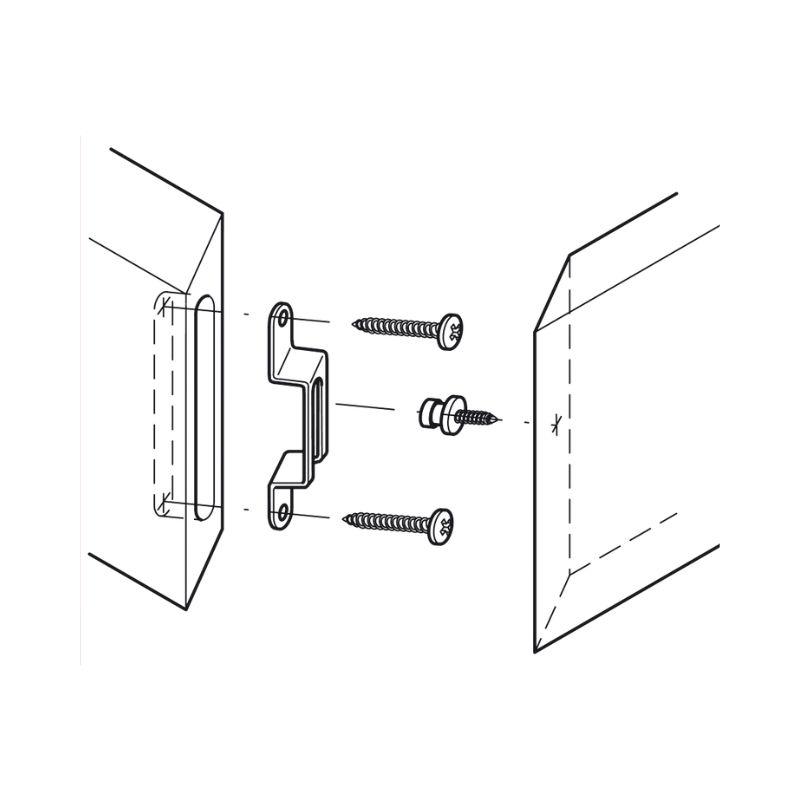 Mô tả vít kết nối dạng Modular Hafele 262.47.978 Mô tả vít kết nối dạng Modular Hafele 262.47.978