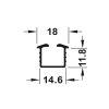 Ray trượt 2500mm Hafele 401.30.609 2 Ray trượt 2500mm Hafele 401.30.609