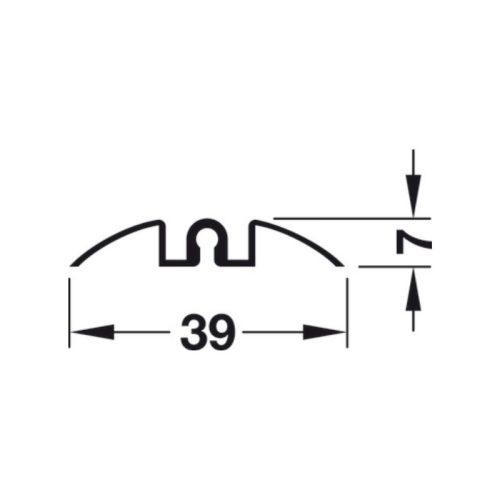 Ray trượt đơn Slido R-Aluflex Hafele 403.36.933