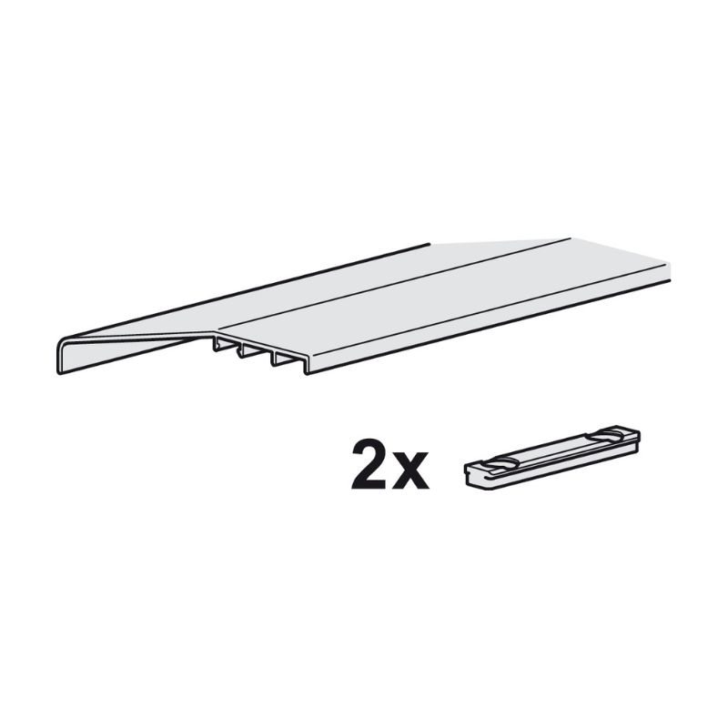 Thanh chắn bụi Slido F-Line44 80A Hafele 407.40.413 Thanh chắn bụi Slido F-Line44 80A Hafele 407.40.413