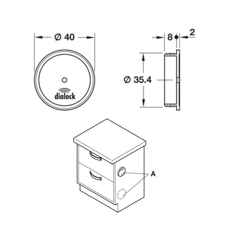 Thông số Anten nhận tín hiệu Hafele 237.58.129 Thông số Anten nhận tín hiệu Hafele 237.58.129