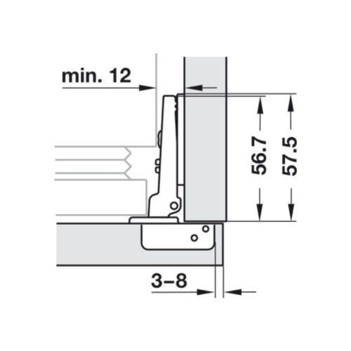 Thông số bản lề ẩn Hafele 329.36.601