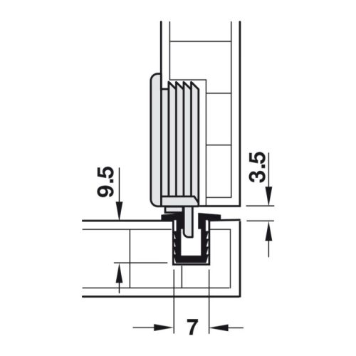 Bánh xe trượt bộ Slido F-Li12 Hafele 402.21.101 3 Thông số bánh xe trượt bộ Slido F-Li12 Hafele 402.21.101