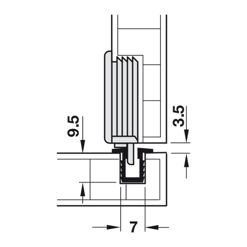 Thông số bánh xe trượt bộ Slido F-Li12 Hafele 402.21.101 Thông số bánh xe trượt bộ Slido F-Li12 Hafele 402.21.101