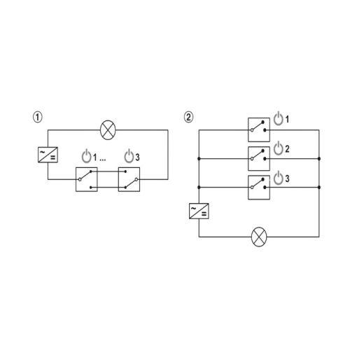Bộ chia công tắc chuyển trạng thái Hafele 833.89.066 4 Thông số bộ chia công tắc chuyển trạng thái Hafele 833.89.066