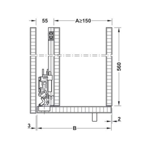 Bộ phụ kiện cửa trượt Hafele 408.45.025 3 Thông số bộ phụ kiện cửa trượt Hafele 408.45.025