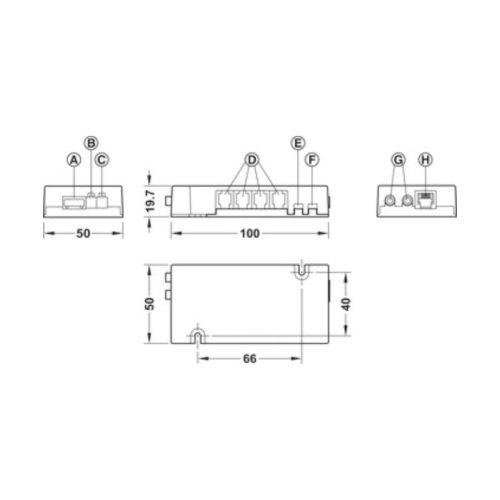 Thông số bộ xử lý tín hiệu FT200 Hafele 237.59.010
