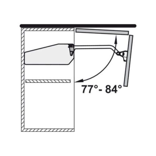 Chặn góc mở Free Fold Hafele 372.37.060 4 Thông số chặn góc mở Free Fold Hafele 372.37.060
